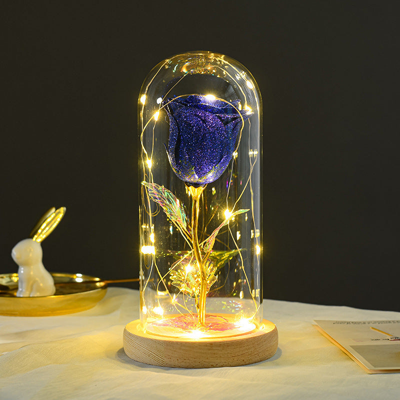 Handmade Eternal Rose (Glass Dome with LED Lights): A Gift That Lasts Forever