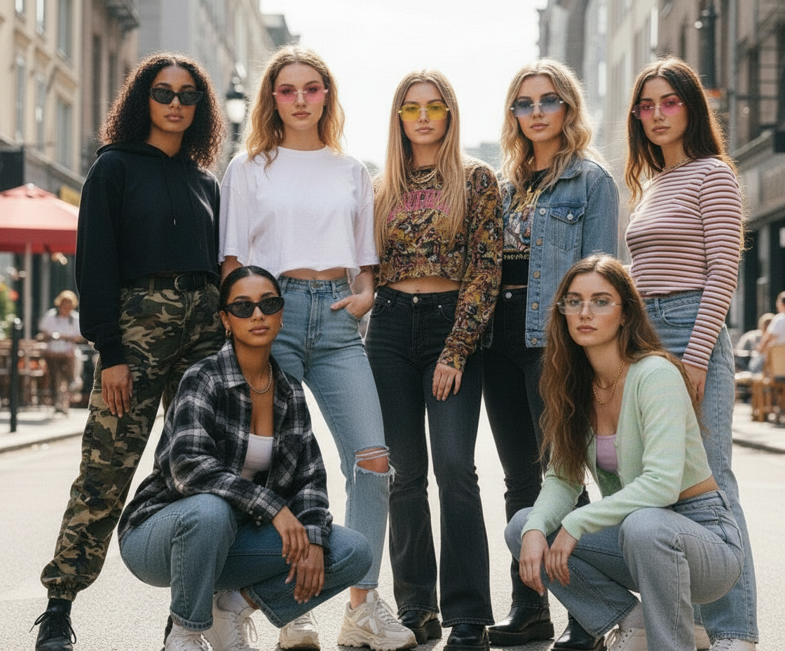 Chic Polygon Metal Frame Sunglasses for Women