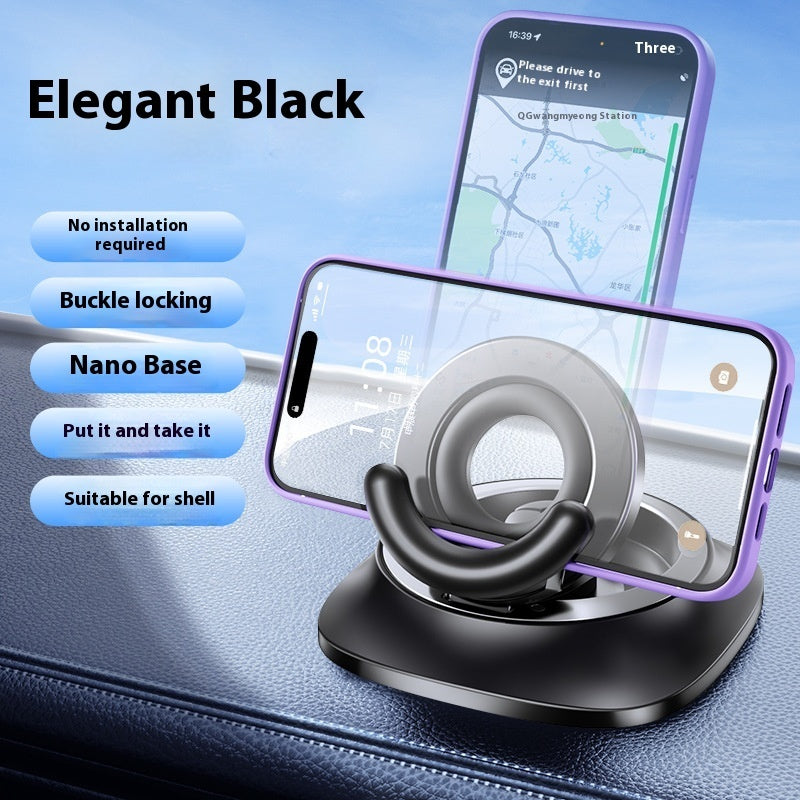 MagSafe-Compatible Car Mount with Foldable Arm & Suction Base