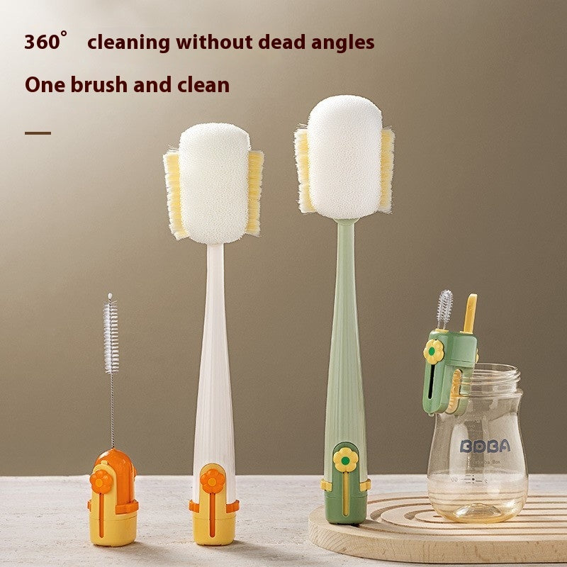 The "No-Loss" 5-in-1 Bottle, Lid & Straw Cleaning System