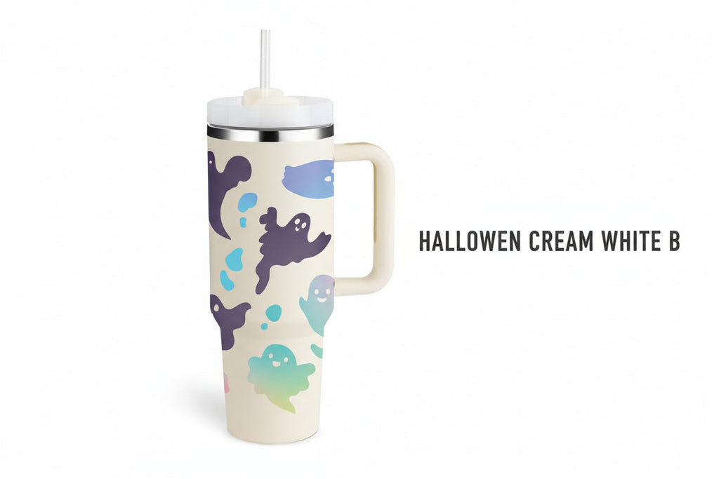 40 Oz Tumbler With Handle Straw Insulated, Stainless Steel Spill Proof Vacuum Coffee Cup Tumbler With Lid Tapered Mug Gifts For Valentine Lover Suitable For Car Gym Office Travel