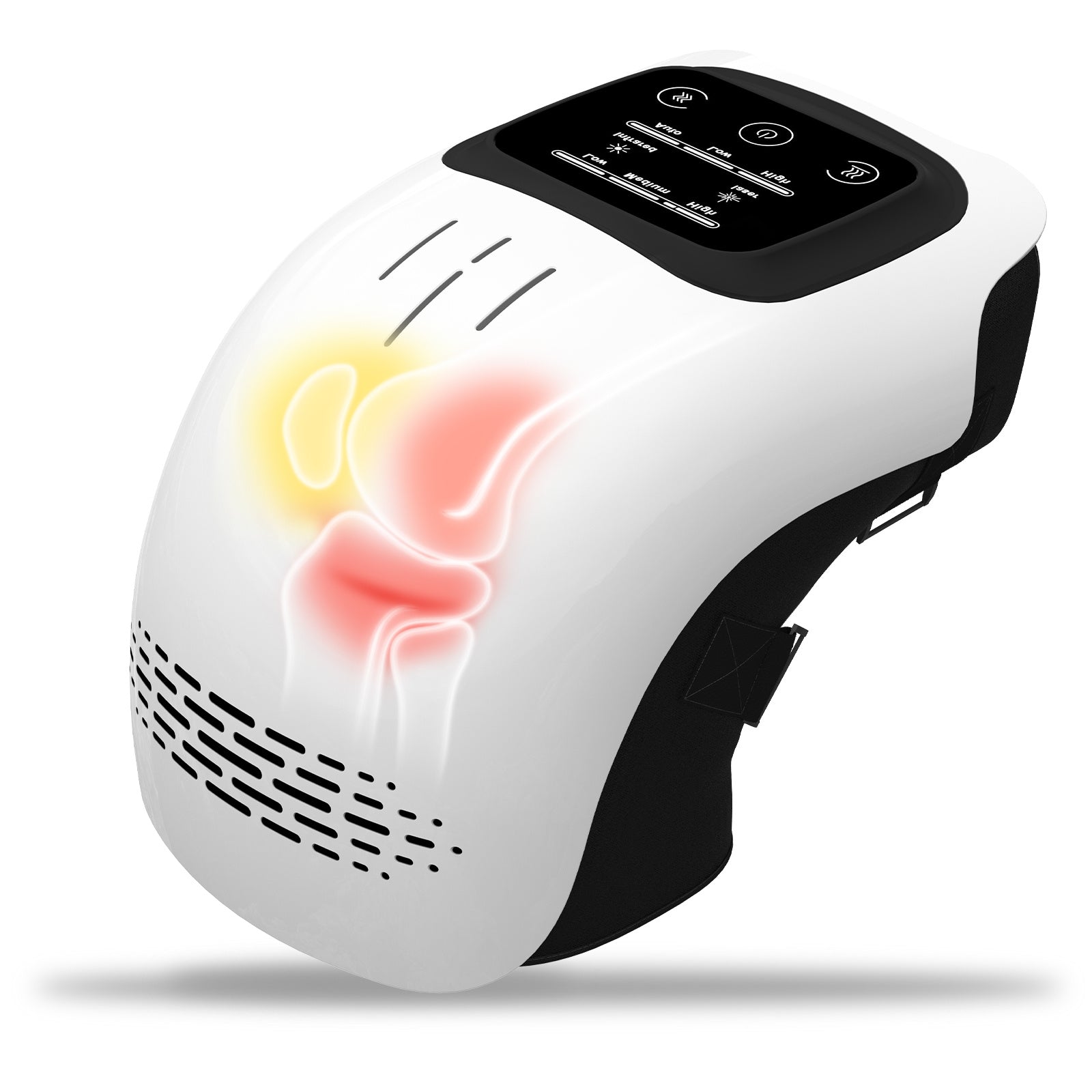 3-in-1 Rechargeable Knee Massager with Heat, Vibration & Red Light Therapy
