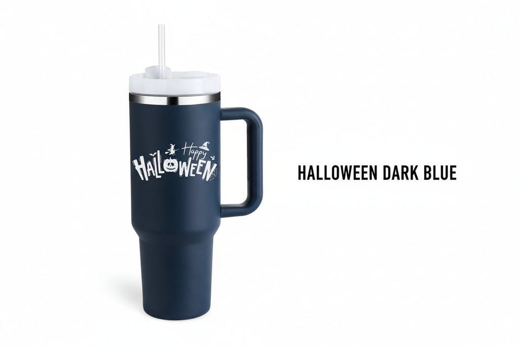 40 Oz Tumbler With Handle Straw Insulated, Stainless Steel Spill Proof Vacuum Coffee Cup Tumbler With Lid Tapered Mug Gifts For Valentine Lover Suitable For Car Gym Office Travel