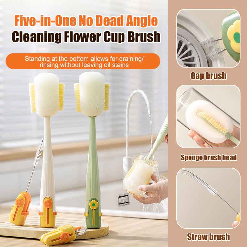 The "No-Loss" 5-in-1 Bottle, Lid & Straw Cleaning System