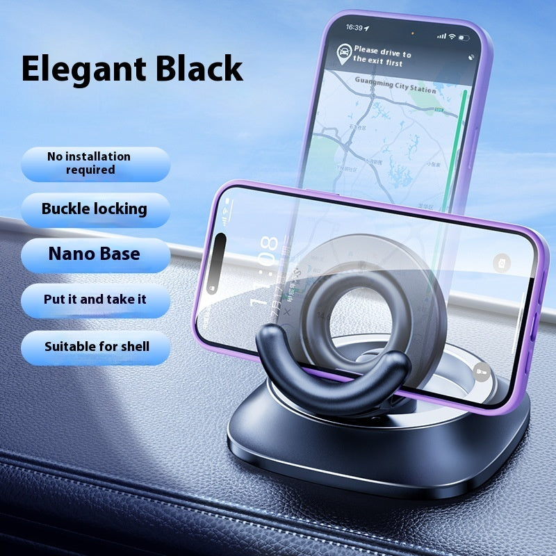 MagSafe-Compatible Car Mount with Foldable Arm & Suction Base