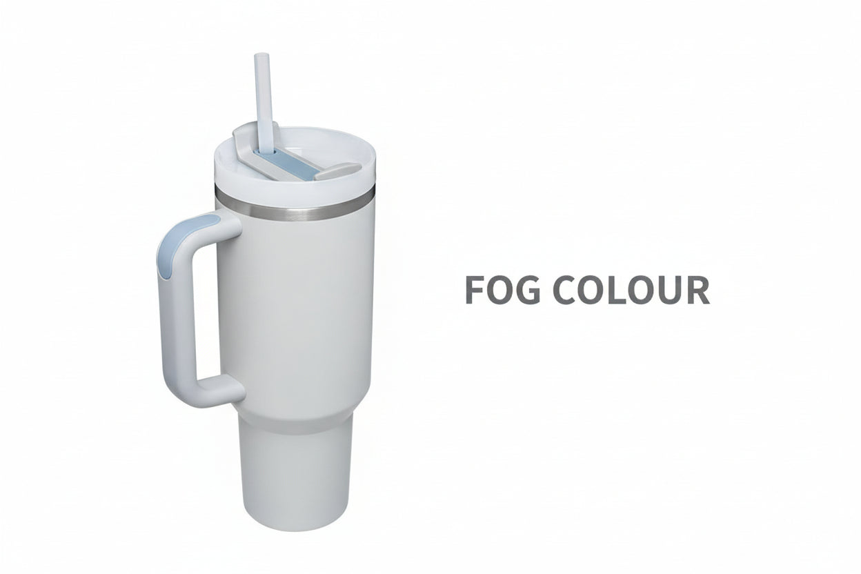 40 Oz Tumbler With Handle Straw Insulated, Stainless Steel Spill Proof Vacuum Coffee Cup Tumbler With Lid Tapered Mug Gifts For Valentine Lover Suitable For Car Gym Office Travel