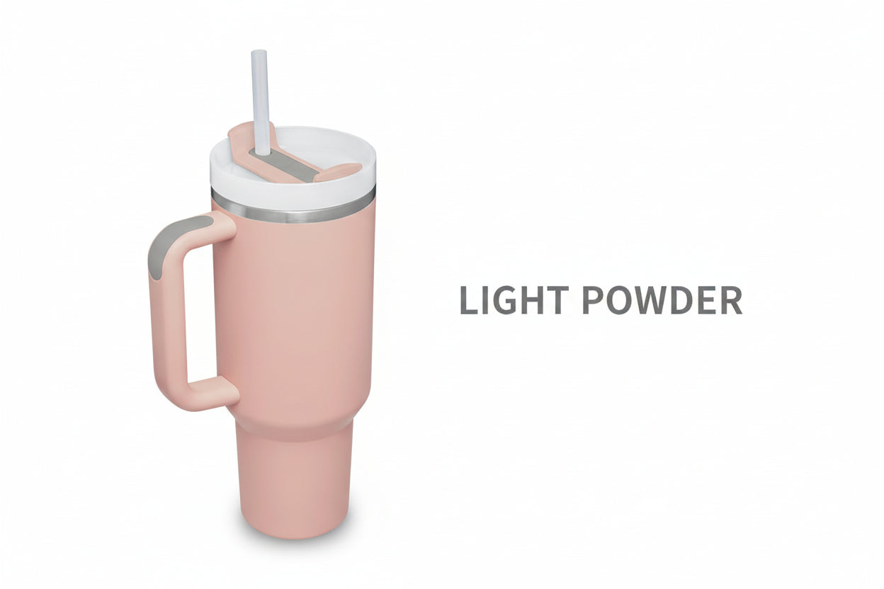 40 Oz Tumbler With Handle Straw Insulated, Stainless Steel Spill Proof Vacuum Coffee Cup Tumbler With Lid Tapered Mug Gifts For Valentine Lover Suitable For Car Gym Office Travel