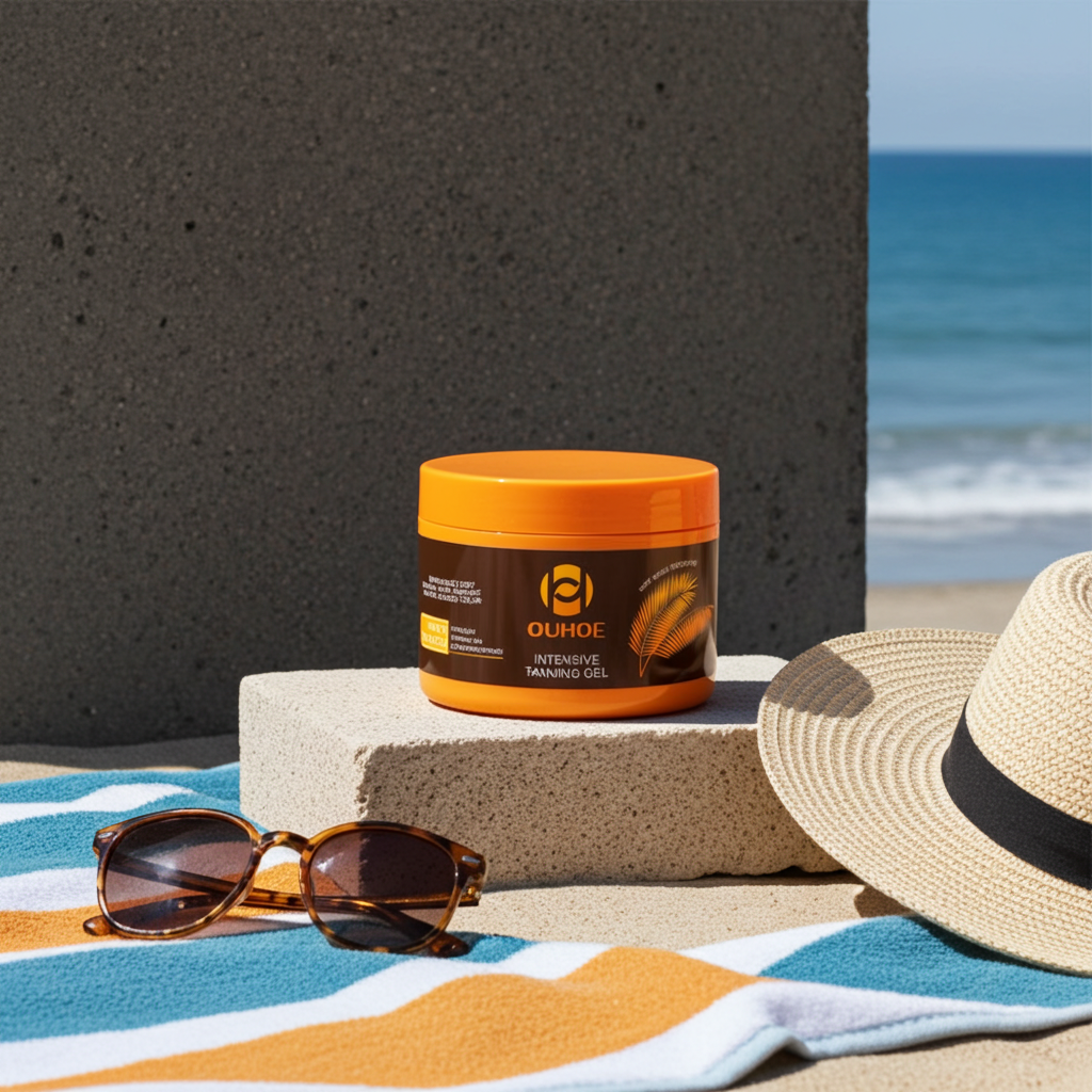 OUHOE The Tanning Care Gel Helps You Achieve A Bronze Complexion By The Seaside Outdoors And Provides Daily Hydration And Moisturization For A Healthy Skin Tone